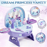 Lehoo Castle Kids Makeup Set 2-in-1 Vanity Carry Case Purple