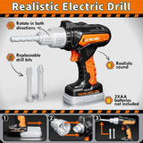 KidBloom Kids Tool Set with Drill and Vest Construction Play