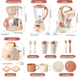 KANG DI LA Pretend Play Kitchen Appliance Set with Accessories