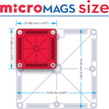 Magna-Tiles microMAGS Travel Magnetic Building Set 26pc Multi-Coloured