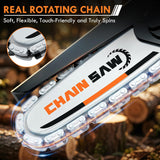 KidBloom Mini Toy Chainsaw with Sound and Safety Gear Set