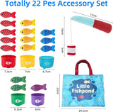 AmpEase Montessori 2-in-1 Cloth Fishing Game Ocean