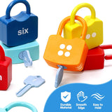 AKILION Montessori Lock and Key Toddler Learning Toy
