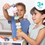 Melissa & Doug Scoop & Serve Ice Cream Counter Pretend Set 28pc Multi-Coloured