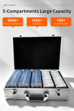 Trading Card Storage Box Aluminum Alloy Deck Case