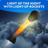 National Geographic Light-Up Air Rocket Launcher STEM Toy CANGAIRROCKET6L