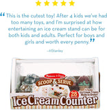 Melissa & Doug Scoop & Serve Ice Cream Counter Pretend Set 28pc Multi-Coloured