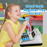 Bstoyder 103-Piece Pretend Play Cash Register Grocery Store Toy