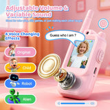 AILRINNI Kids Video Walkie Talkie 2 Pack Rechargeable Toy DJJ-01