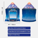 ZeroStage Kids Space Adventure Play Tent Rocket Ship