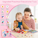 Kids Montessori Sensory Busy Board Activity Book BB20