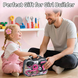 KidBloom Kids Construction Tool Set Pretend Play Box with Drill