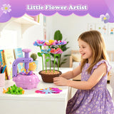 BlueSwan Kids DIY Fabric Flower Bouquet Craft Kit SY025A
