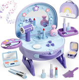 Lehoo Castle Kids Makeup Set 2-in-1 Vanity Carry Case Purple