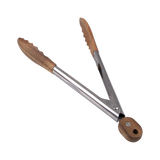 Alfresco Lane Acacia Wood & Stainless Steel Serving Tongs 23 cm