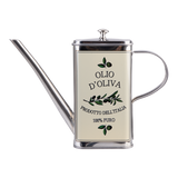 Alfresco Lane Stainless Steel Decorative Rectangular Oil Can 500 ml
