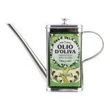 Alfresco Lane Stainless Steel Decorative Rectangular Oil Can 500 ml