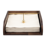 Alfresco Lane Acacia Wood Napkin Holder