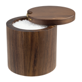 Alfresco Lane Acacia Wood Salt Cellar