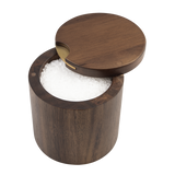 Alfresco Lane Acacia Wood Salt Cellar