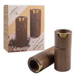 Alfresco Lane Acacia Wood Salt & Pepper Mill Set 12.5 cm