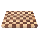 Alfresco Lane Chequered End Grain Cutting Board 40 x 30 x 2.5 cm