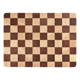 Alfresco Lane Chequered End Grain Cutting Board 40 x 30 x 2.5 cm