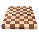 Alfresco Lane Chequered End Grain Cutting Board 40 x 30 x 2.5 cm