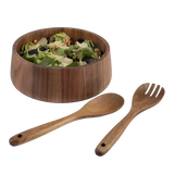 Alfresco Lane Acacia Wood Salad Bowl 26 cm