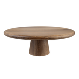 Alfresco Lane Acacia Wood Footed Cake Stand 30 cm
