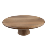 Alfresco Lane Acacia Wood Footed Cake Stand 30 cm