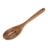 Alfresco Lane Acacia Wood Slotted Spoon 33 cm