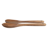 Alfresco Lane Acacia Wood Salad Servers Set of 2 28 cm