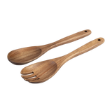 Alfresco Lane Acacia Wood Salad Servers Set of 2 28 cm