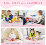 Kids Montessori Sensory Busy Board Activity Book BB20