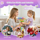 BlueSwan Kids DIY Fabric Flower Bouquet Craft Kit SY025A