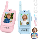 AILRINNI Kids Video Walkie Talkie 2 Pack Rechargeable Toy DJJ-01
