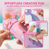 Klever Kits Kids Mermaid Water Bottle Craft Kit 60143 Pink