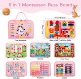 Kids Montessori Sensory Busy Board Activity Book BB20