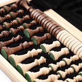 A&A Magnetic Wooden Chess Checkers Set 1008.380.063M