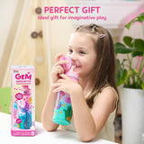 Klever Kits Kids Mermaid Water Bottle Craft Kit 60143 Pink
