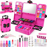 Kids Washable Princess Makeup Toy Set 75pc 06 Rose