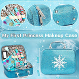 Caunedy Frozen Kids Makeup Set Washable Cosmetic Case