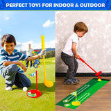 GMAOPHY Toddler Golf Playset Kids Indoor Outdoor Sports Kit Blue
