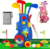 GMAOPHY Toddler Golf Playset Kids Indoor Outdoor Sports Kit Blue
