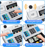 Bstoyder 103-Piece Pretend Play Cash Register Grocery Store Toy