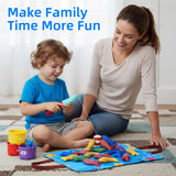 AmpEase Montessori 2-in-1 Cloth Fishing Game Ocean