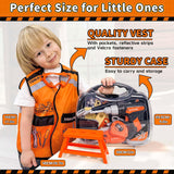 KidBloom Kids Tool Set with Drill and Vest Construction Play