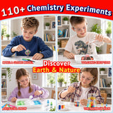 Kids 110 Science Experiment Kit STEM Chemistry Set