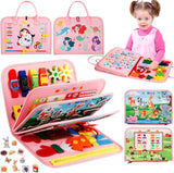 Kids Montessori Sensory Busy Board Activity Book BB20